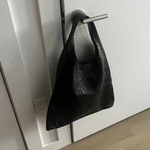 Genuine leather shoulder tote bag - ANITA BILARDI